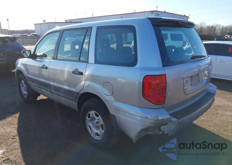2005 Honda Pilot Lx из США, поврежденный, VIN 2HKYF18195H555852